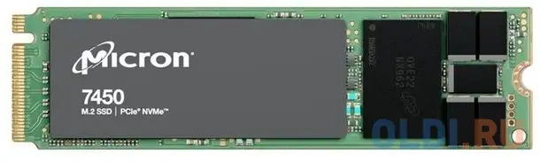 Ssd накопитель micron 7450 max 800 gb pci-e 4.0 х4 mtfdkba800tfs-1bc1zabyy, фотография 1