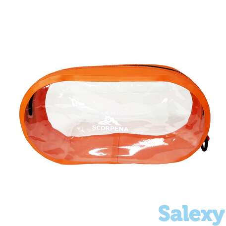 Сумочка для аксессуаров или аптечки, оранжевая, фотография 1