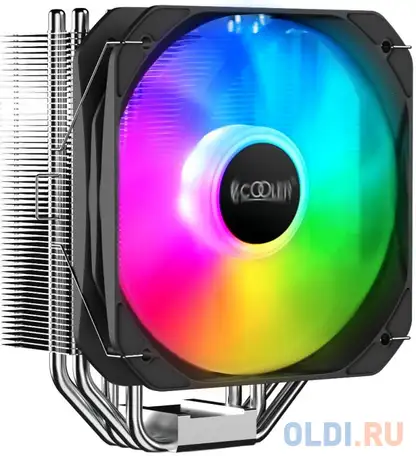 Pccooler gi-paladin 400 argb кулер s115x/1200/am4 (24 шт/кор, tdp 200w, 130mm, фотография 1