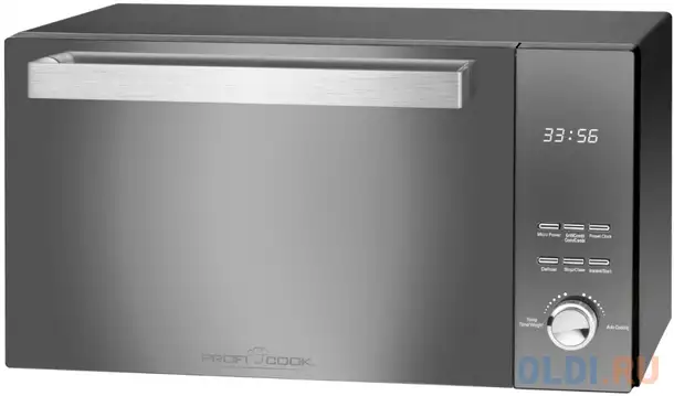 Микроволновая печь profi cook pc-mwg 1204 800 вт чёрный, фотография 1