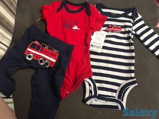 Комплект тройка для новорождённого Carters, фотография 1