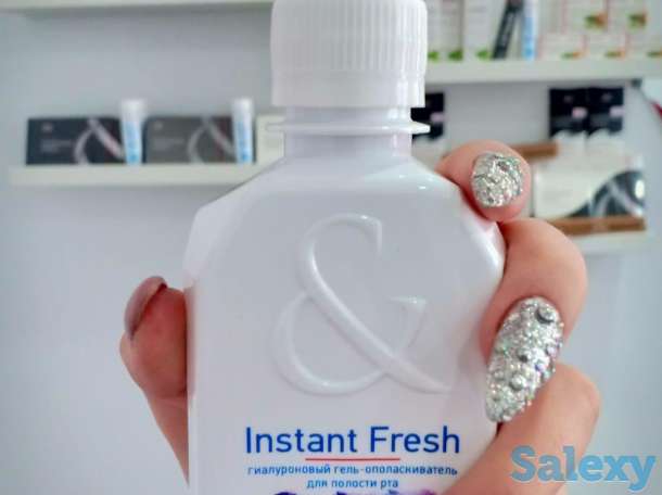 Гиаулуроновый гель-ополаскиватель для полости рта Instant Fresh от W&S, фотография 3