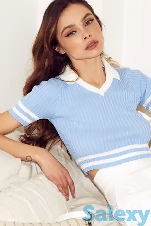 Трикотажная футболка-поло, фотография 1