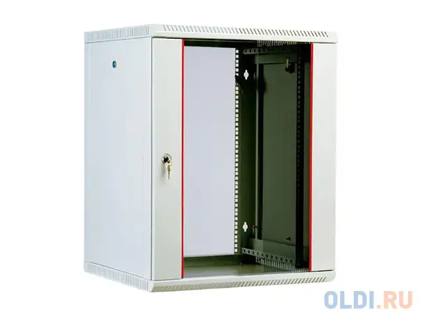Шкаф настенный разборный 12u цмо шрн-м-12.500 600x520mm дверь стекло, фотография 1