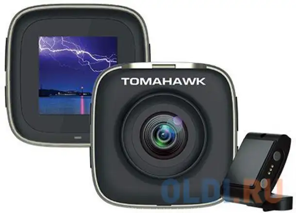 Видеорегистратор tomahawk x1 черный 12mpix 1080x1920 1080p 150гр. nt96658, фотография 1