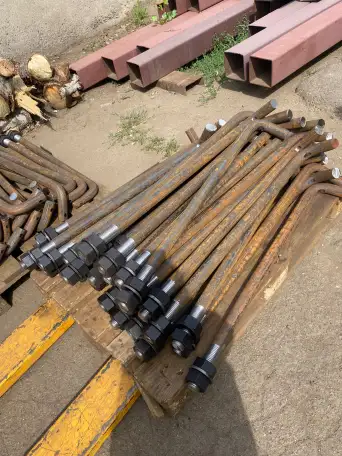 Анкерные фундаментные болты, блоки, шайбы, плиты, пластины, фотография 1