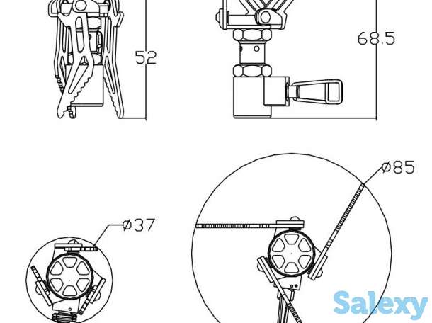Горелка газовая туристическая fire-maple fms-300t, фотография 4
