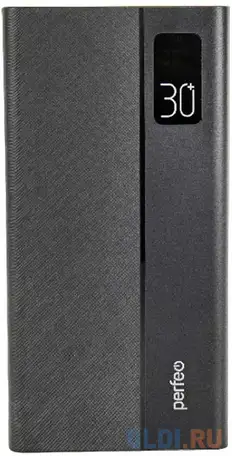 Perfeo powerbank mountains 30000 mah/led дисплей/pd + qc 3.0/type-c/4 usb/выход: 3a,, фотография 1
