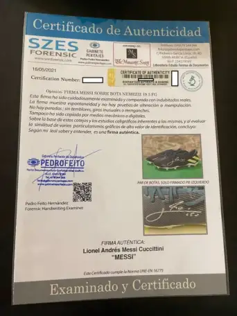 Бутсы Adidas Nemeziz Messi c автографом Месси, фотография 7