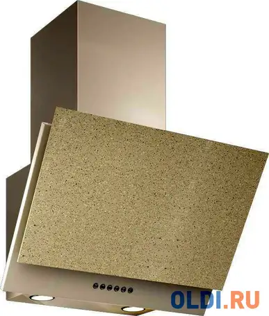 Вытяжка наклонная elikor stone s4 60п-700-э4д топленое молоко, фотография 1