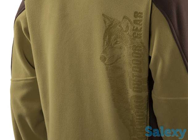 Куртка флисовая спортивная теплая сивера караган 2.0 олива/трюфель, фотография 5