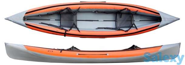 Байдарка тритон шуя 2 серая/красная, фотография 1