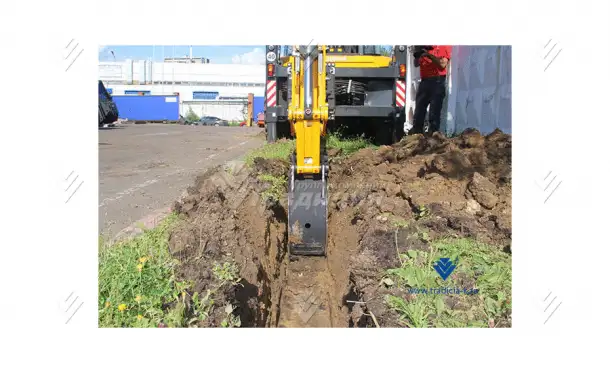 Ковш траншейный узкий на экскаватор-погрузчик, фотография 2