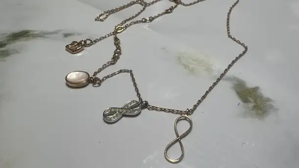 Продам колье Swarovski Duo Infinity Pendant. Коллекция: Miranda Kerr, фотография 3