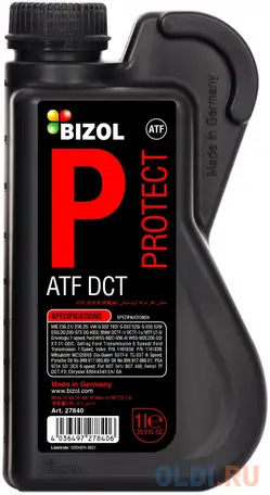 27840 bizol нс-синт. тр.масло д/акпп protect atf dct (1л), фотография 1