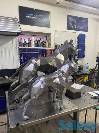 Полигональные фигуры из металла, готовые и на заказ., фотография 2