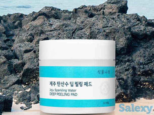 Очищающие диски shingmulnara jeju sparkling water deep peeling pad, фотография 2