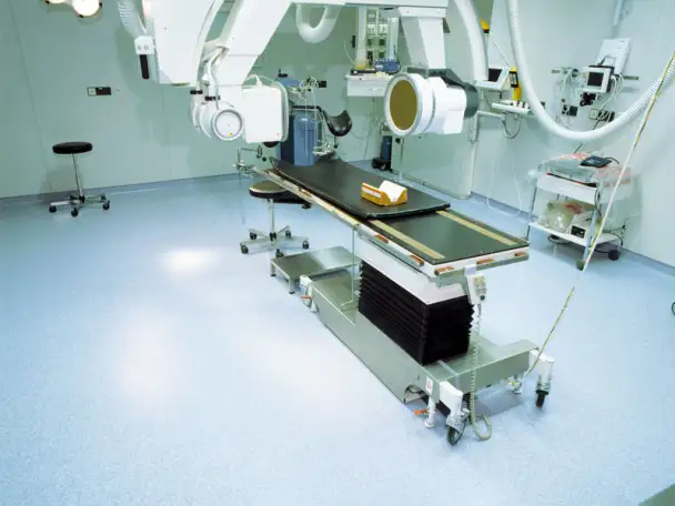 Медицинский линолеум, гомогенное напольное покрытие для чистых и промышленных помещений. Коммерческий линолеум КМ2, фотография 7