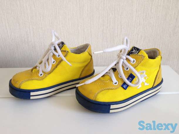 Ботинки детские Pickwick Jr (Италия), желтые, унисекс, недорого, фотография 3