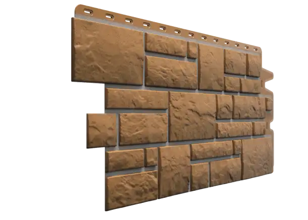 Фасадные панели полипропилен; искусственный камень..., Размер: 0.455х1.09х1,8 мм; 0.6х1.2х10 мм; 1.2х3.6х4 мм, фотография 1