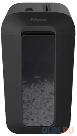 Шредер fellowes® powershred® lx65, din p-4, 4х40мм, 10лст., 22лтр., safesense™, шт, фотография 1