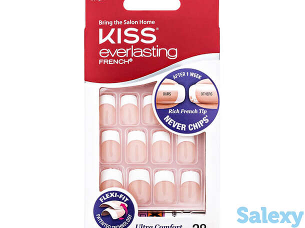 Набор накладных ногтей kiss everlasting french nail kit (ef05), фотография 1