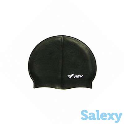 Шапочка силиконовая view black, фотография 1