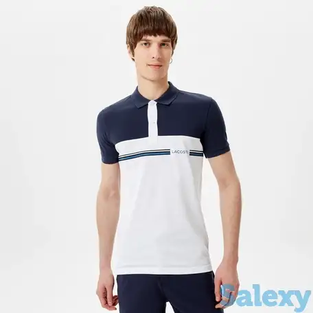 Мужское поло lacoste slim fit, фотография 1