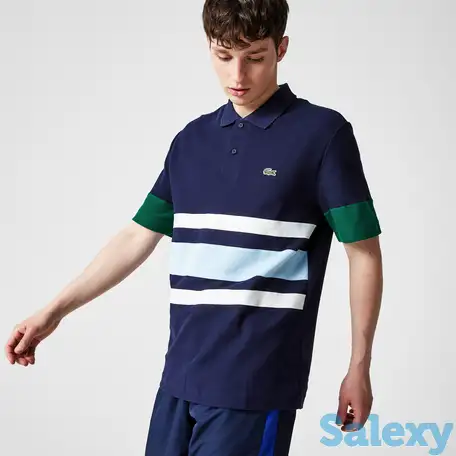 Мужская рубашка-поло slim fit из хлопка, фотография 1