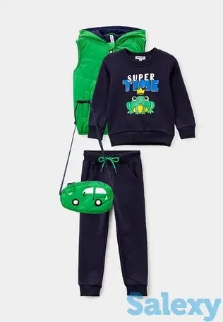 Костюм спортивный, жилет утепленный и сумка playtoday, фотография 1