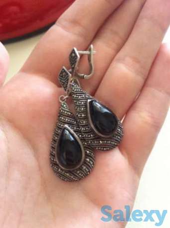 Серебряные серьги, фотография 1