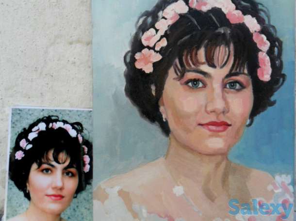 Портреты по фото ручной работы разной техники исполнения., фотография 7