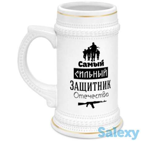 Пивные кружки керамические. Печать на керамических кружках пивных логотипов или фотографий., фотография 1