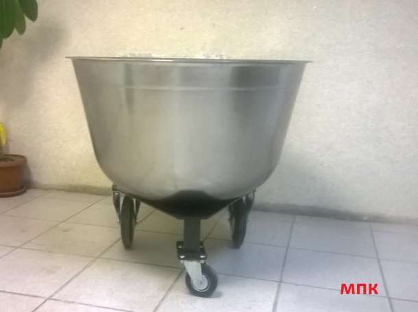 Тестомес Л4-ХТВ с дежой из нерж. стали (140 литров), фотография 5