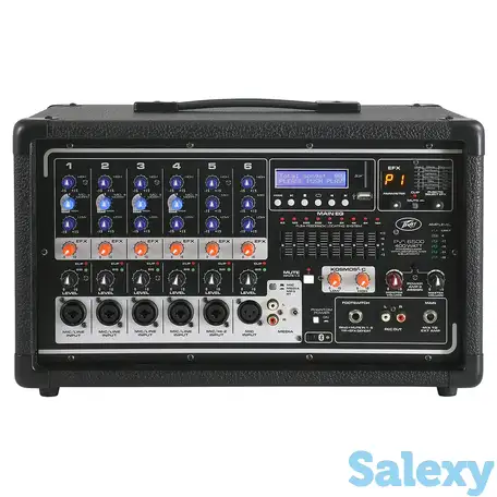 6-канальный активный микшерный пульт peavey pvi 6500, фотография 1