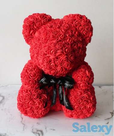 Мишка из роз - это подарок на любой возраст и повод!Доставка, фотография 8