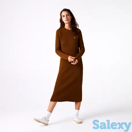 Женское платье lacoste  из смесовой шерсти, фотография 1