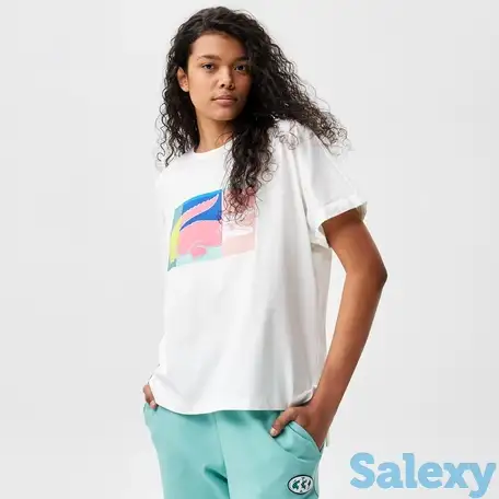 Женская футболка lacoste loose fit, фотография 1