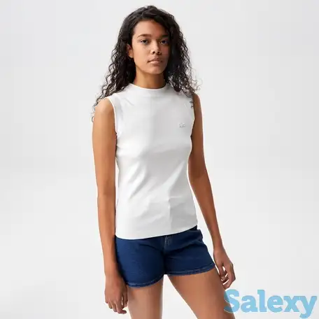 Женская футболка lacoste slim fit, фотография 1