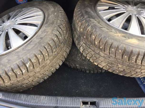 Резина с диской 15 размер шипованный, фотография 1