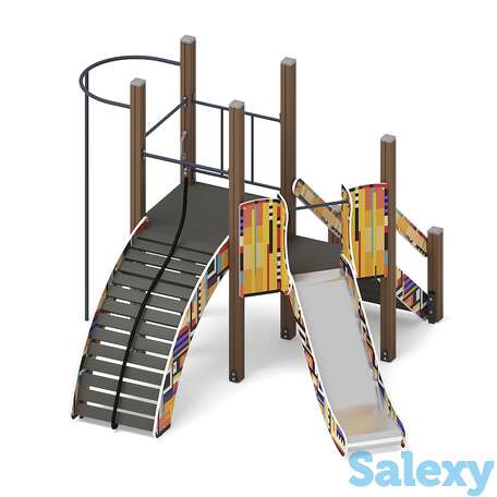 Детский игровой комплекс «спорт (ритм)» дик 1.06.01-01 h=900, фотография 1