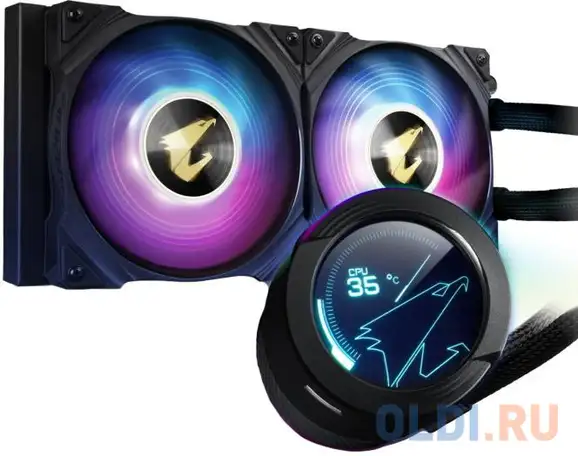 Кулер для процессора aorus waterforce x 280 gigabyte, фотография 1
