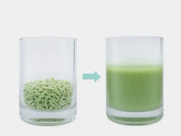 Комкующий наполнитель для кошек Тофу С Ароматами Зеленное яблоко, Вишня, Ваниль, Клубника, Нейтральный, фотография 8