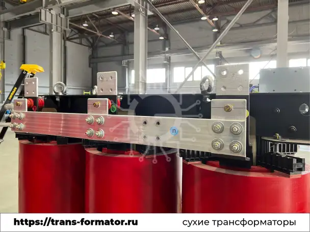 Трансформатор сухой Тсл 2000 6 0,4 ip00 dyн-11 al с литой изоляцией, фотография 2