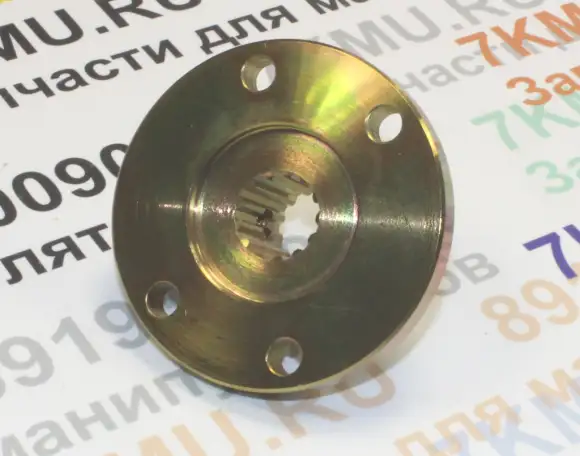 Фланец крепления гидронасоса КМУ, 13 шлицев, разболтовка 3560 мм, фотография 2