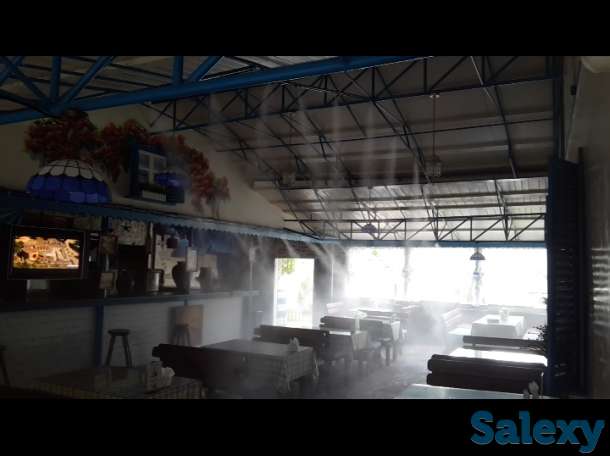 Туманная установка  для летних площадок в кафе (так же для теплиц, парников, грибниц, декор, аквапарк и т.д.), фотография 2