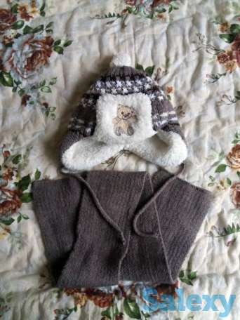 Комплект: шапка с шарфом, фотография 1