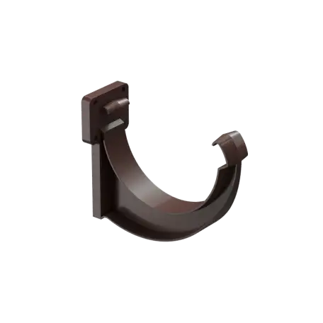 Держатель желоба кронштейн, крюк стальной; медный; ПВХ, фотография 1