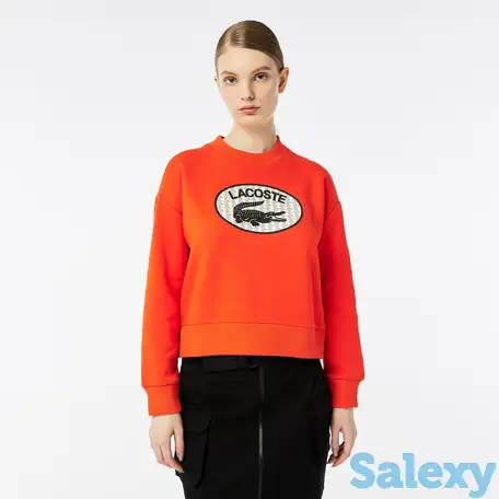 Женская толстовка lacoste из смеси хлопка, фотография 1