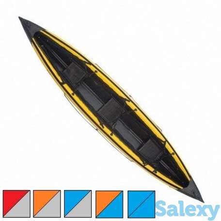 Байдарка каркасно надувная тритон шуя 3 серая/синяя, фотография 1